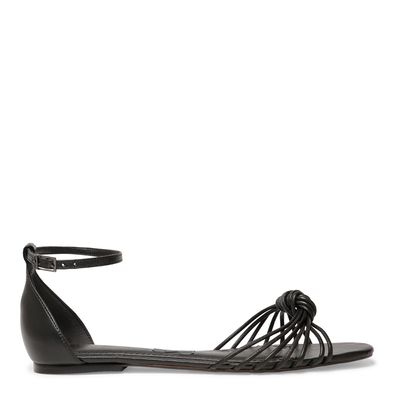 Rasteira napa soft preto bico quadrado