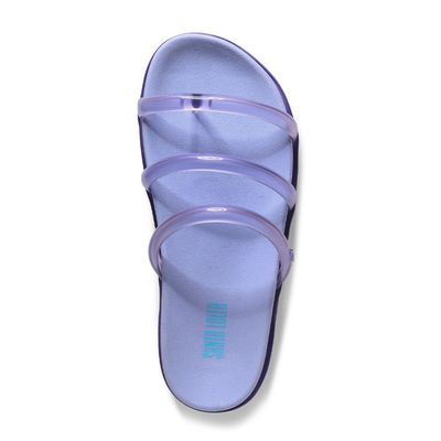 Papete Roxa Borracha Tiras Flat