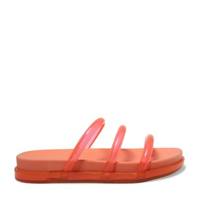 Papete Laranja Borracha Tiras Flat
