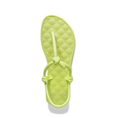 Rasteira Verde Borracha Tira Slim