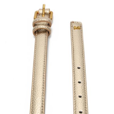 Cinto Dourado Metalizado Fivela