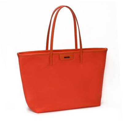 Bolsa Shopper Laranja Grande Alças Finas