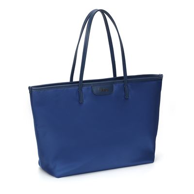 Bolsa Shopper Azul Grande Alças Finas
