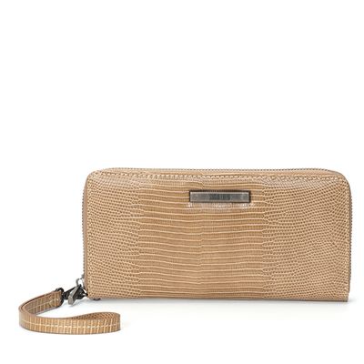 Carteira Bege Média Alça Fina