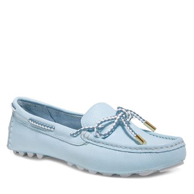 Mocassim Couro Floater Azul