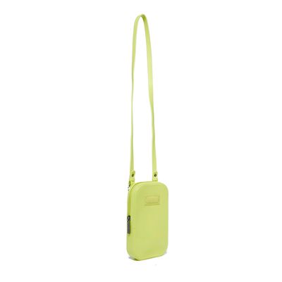 Bolsa Shoulder Bag Verde Borracha Pequena Alça Transversal