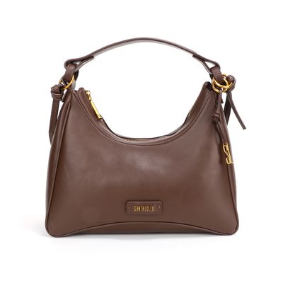 Bolsa Média Marrom Alça de Ombro
