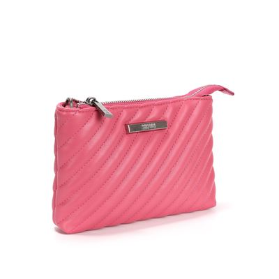 Bolsa Transversal Rosa Matelassê Pequena