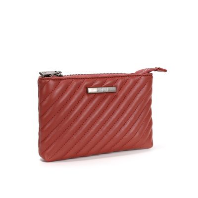 Bolsa Transversal Marrom Matelassê Pequena