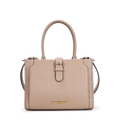 Bolsa Tote Bege Grande Fivela