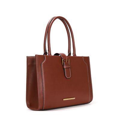 Bolsa Tote Marrom Grande Fivela