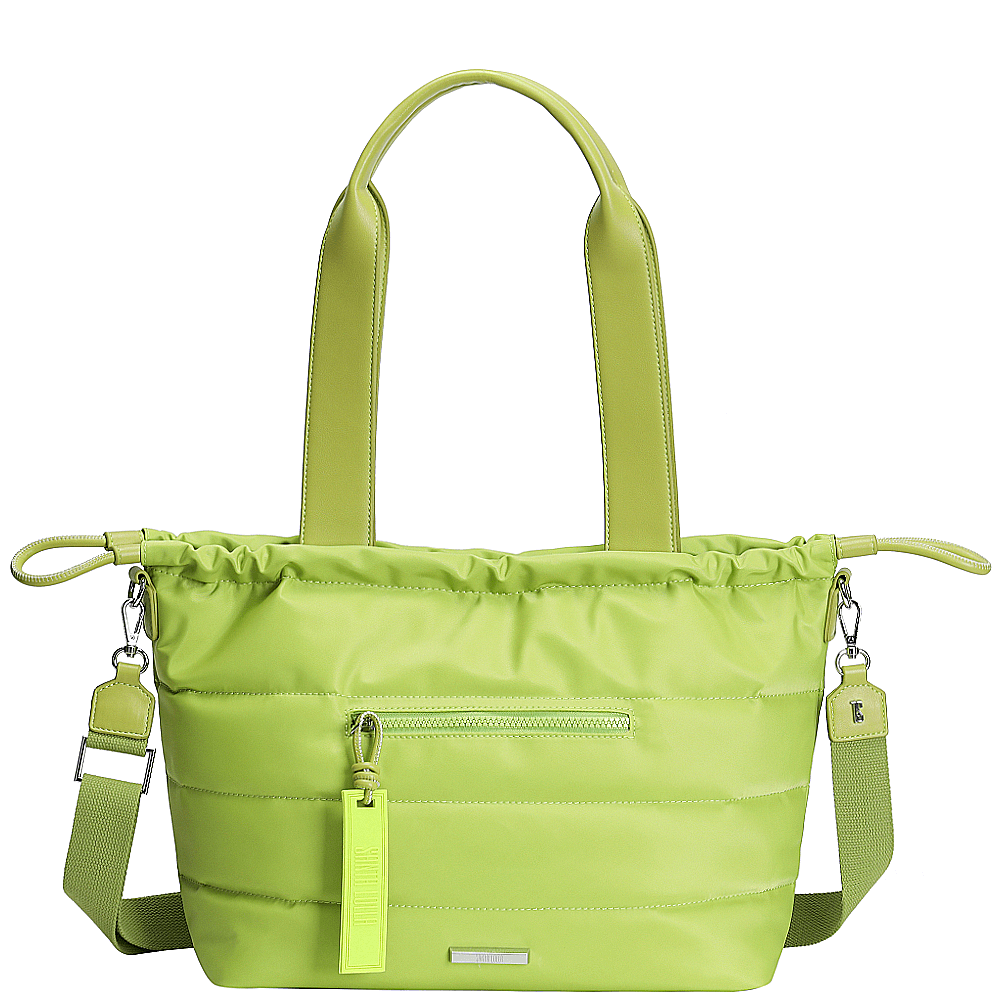 Bolsa Shopper de Nylon em Matelassê 1321 dmais com chaveiro e no tamanho L  38cm x