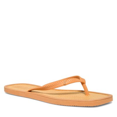 Flip flop borracha amendoa
