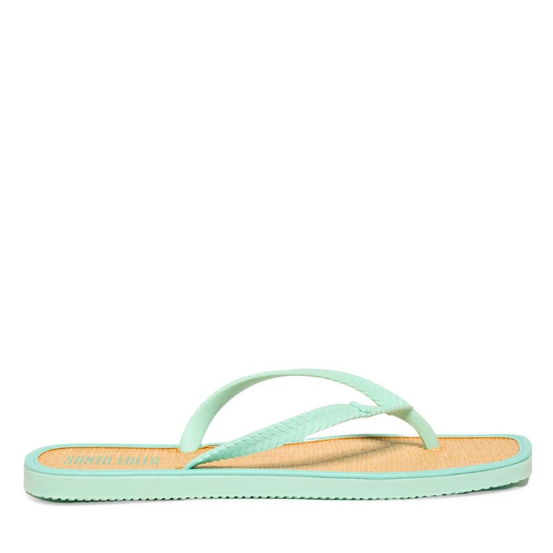 Flip flop borracha turquaise - Santa Lolla