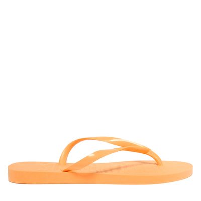 Chinelo Flip Flop Borracha Laranja