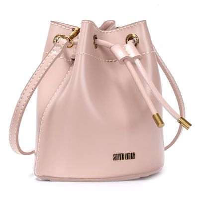 Bolsa Cordão Nude Rosado