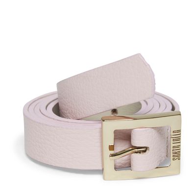 Cinto Couro Floater Soft Rosa