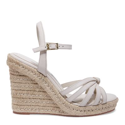 Espadrilhe Couro Confort Off White