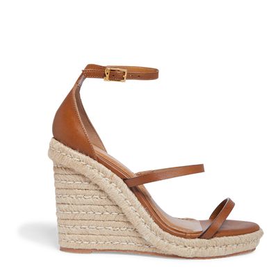 Espadrille Couro Marrom