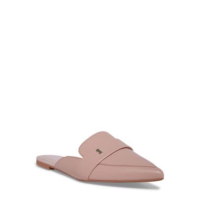 Mocassim Mule Napa Soft Rosa Bebê