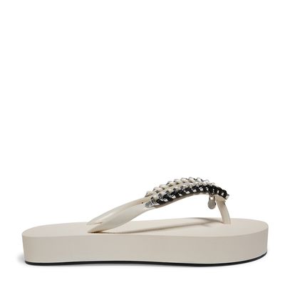 Flip Flop Borracha Marfim