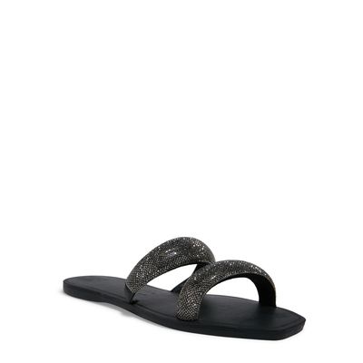 Rasteira Cristal Preto