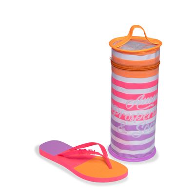 Flip Flop Borracha Rosa