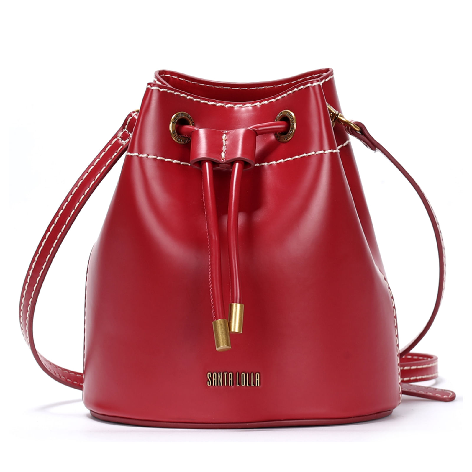 Bolsa Pequena Atanado Vermelho