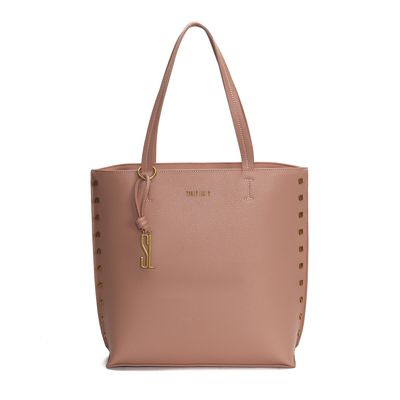 Bolsa Shopper Floater Rose Tachas Alça de Ombro