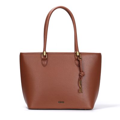 Bolsa Shopper Floater Marrom Alça de Ombro