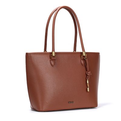 Bolsa Shopper Floater Marrom Alça de Ombro