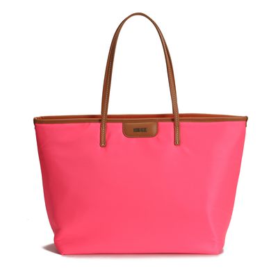 Bolsa Shopper Nylon Bright Pink