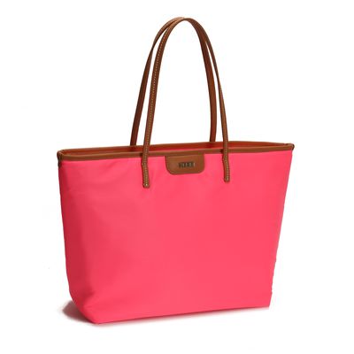 Bolsa Shopper Nylon Bright Pink