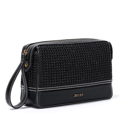 Necessaire Tramado Preto
