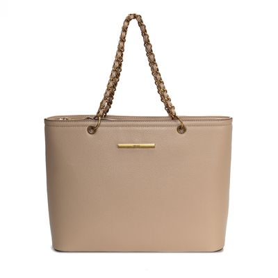 Shopper Floater Alça Corrente Castor