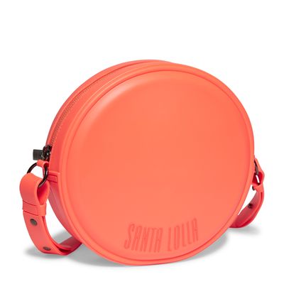 Bolsa Redonda Borracha Vermelho