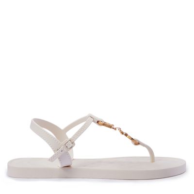 Rasteira Borracha Off White