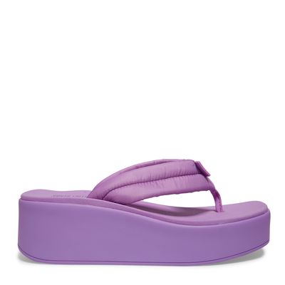 Papete Flatform Borracha Lilac
