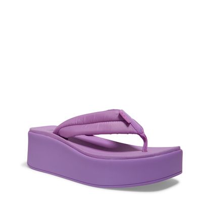 Papete Flatform Borracha Lilac