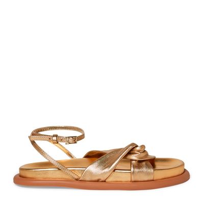 Papete Couro Metalizado Ouro Light