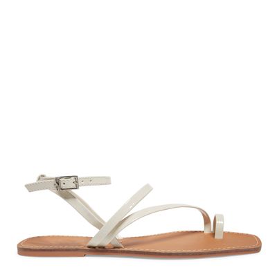 Rasteira Verniz Off White