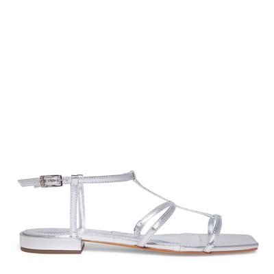 Rasteira Metallic Soft Prata