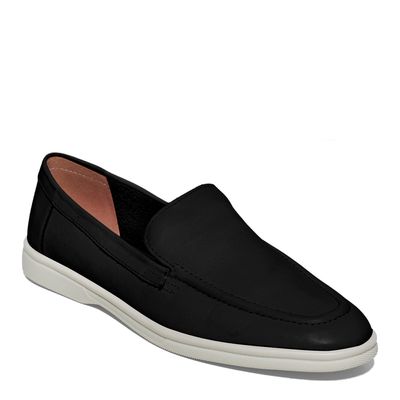 Mocassim Couro Confort Preto
