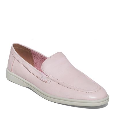 Mocassim Couro Confort Rosa - inativo por cor divergente no fisico