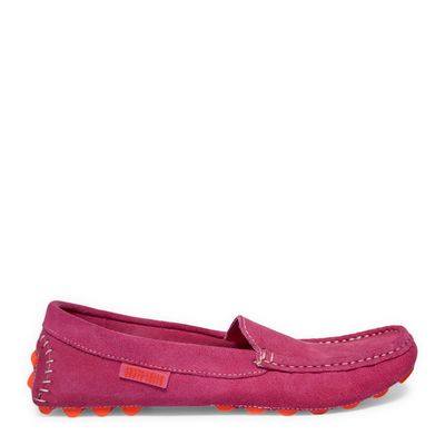 Mocassim couro camurça premium pink