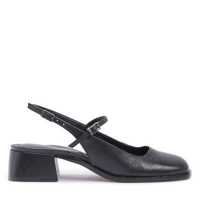 Scarpin Couro Nobre Preto