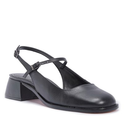 Scarpin Couro Nobre Preto