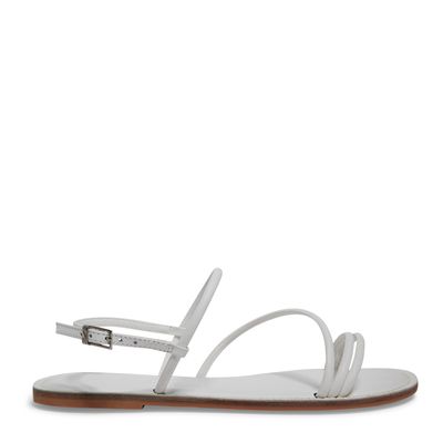 Rasteira couro nobre soft branco