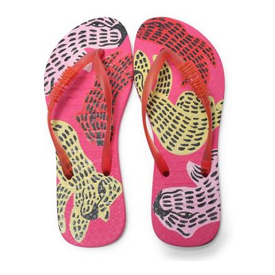 Flip Flop Borracha Rosa Neon