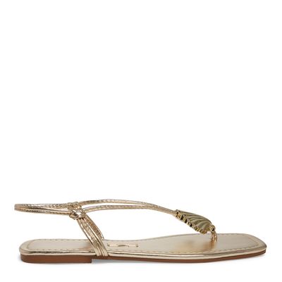 Rasteira Metallic Soft Ouro Light